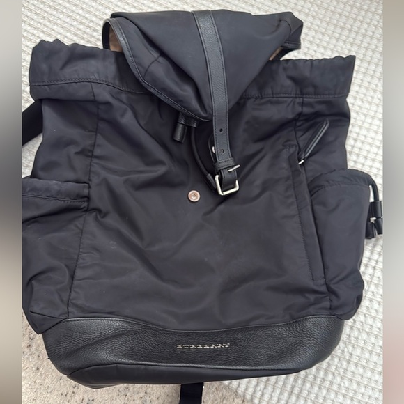Burberry Black Nylon Backpack - Picture 1 of 6